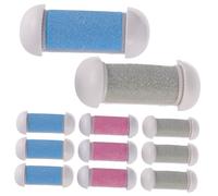 DECORNIJIA 12pièces Têtes De Récupération Pour Épilateur De Outils De Pédicure Électrique Pour Élimination De Peau Morte Exfoliants De Rose Gris Bleu