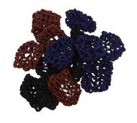 DECORNIJIA 15 Pièces Snood Cheveux Maille Élastique Filet Coiffure Renforcé pour Infirmières et Femmes Actives Maintien et Élégant pour Soignées Au Travail