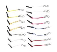 DECORNIJIA 15pièces Cordons Pour Téléphone Portable Avec Bouchons Anti-poussière Et Fermoirs Mousquetons Lanières Décoratives Avec Breloques Accessoires Diy