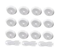 DECORNIJIA 18 pcs Cache-prises Sécurité Électrique Amovibles avec Clés Protection Antichoc pour Bébés Garçon Fille et Animaux Couvercles de Prise Électrique Sans Risque et Anti-poussière