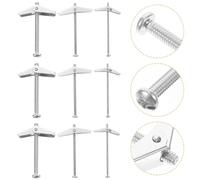 DECORNIJIA 18 pcs Chevilles Métalliques à Expansion avec Écrou Ancrage Creux pour Portes Fixation Sécurisée pour Murs Creux Kit Visserie Polyvalent pour Maison et Bureau