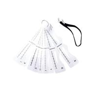 DECORNIJIA 1ensemble Modèle De Sourcils Professionnel De Cartes De Dessin Pour Sourcils Outils De Maquillage Pratiques Avec Bandeau Inclus Pour Microblading Et Création De Styles