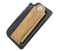 DECORNIJIA 1ensemble Peigne à Avec Étui Cuir Outil De Soin Pour Barbe Design Ergonomique Pour Utilisation Maison Ou Voyage