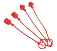 DECORNIJIA 2 ensembles Bouchons Coupleurs Hydrauliques Haute Pression avec Capuchons Anti-poussière Kit pour Raccords Filetés Iso Npt Étanchéité Précise et Compatibilité Industrielle