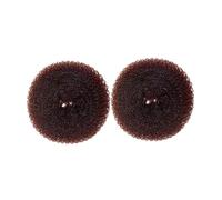 DECORNIJIA 2 pièces Accessoire Coiffure Donut Chignon pour Cheveux Fins et Longs Forme Boule Résistante Nylon Facile à Utiliser pour Élégantes et Événements