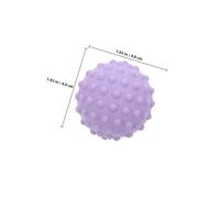 DECORNIJIA 2 pièces Balles de Massage Silicone Lot de Balles Myofasciales Rose pour Soulagement Musculaire Auto-massage et Exercices de Yoga Compactes et Portables pour Dos et Corps