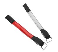 DECORNIJIA 2 pièces Brassard LED Lumineux pour Course et Sport Bande Réfléchissante Ajustable Nylon Bracelet de Sécurité Légère pour Jogging Nuit Rouge