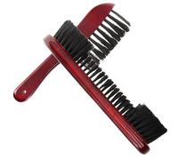 DECORNIJIA 2 pièces Brosse pour Table de Billard Poils de Cheval Manche Confortable Nettoyage sans Set pour Surface et Rails