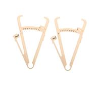 DECORNIJIA 2 pièces Calibre de Mesure de Graisse Outil pour Évaluation Adipeuse Du Corps avec Échelle