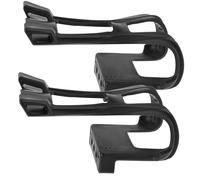 DECORNIJIA 2 pièces Clip Orteil Plastique pour Pédales Dintérieur et Extérieur Antidérapant Protège Accessoires Cyclisme Polyvalents pour Route et VTT