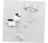 DECORNIJIA 2 pièces Décorations Breloques Téléphone avec Strass et Perles Accessoires DIY pour Coque Smartphone Femme Stickers Élégants pour Personnaliser Coque et