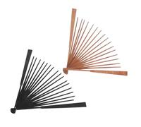 DECORNIJIA 2 Pièces DIY Bamboo Folding Fan Frame Kit Handheld Paper Fan Ribs with Guide for Crafting Education Family Activities and Home Decor