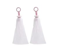 DECORNIJIA 2 pièces Filet Moussant pour Savon Visage Pochettes pour Savon Solide Créateur de Mousse Rapide Léger et Portable pour Nettoyage Visage et Corps