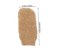 DECORNIJIA 2 pièces Gants de Bain Jute Exfoliants Naturels pour Corps et Visage Gants de pour Nettoyage Profond et Peau Douce Accessoires de Bain Écologiques et Faciles à Nettoyer