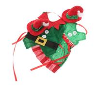 DECORNIJIA 2 Pièces Housse de Bouteille de avec Chapeaux Rouge et Vert Décoration Romantique et Résistante pour Bouteilles Standard pour et Restaurants