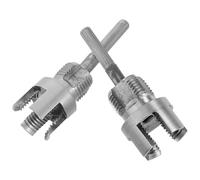 DECORNIJIA 2 Pièces Kit de Filetage PVC Double Fonction Outil Coupe-fil Interne et Externe Fileteuse pour Perceuse Électrique pour Réparations et Entretien Domestique