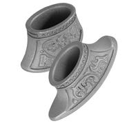 DECORNIJIA 2 pièces Kit de Renfort Inox pour Poignée de Couteau Protège-doigt Robuste pour Fabrication de Couteaux DIY Accessoires de Montage Faciles pour Couteliers Amateurs et