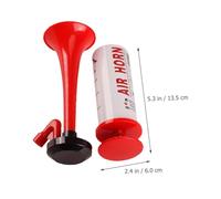 DECORNIJIA 2 pièces Klaxon à Air Portable Trompette à Pompe Manuelle Corne de Supporter Bruyante pour Stade Fête Sport