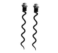DECORNIJIA 2 pièces Lot de Embouts Spirale Métal pour Tire-bouchon Accessoires de Rechange Faciles à Installer pour Ouvre-bouteille de Vin Tige Spiralée pour Réparation de Kit DIY
