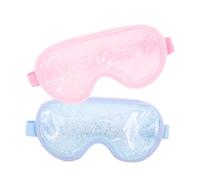 DECORNIJIA 2 pièces Masque pour Yeux Réutilisable Patch Gel Refroidissant Poches et Thermiques pour Soulagement des Yeux Secs et Maux de Tête Pack Gel Durable et Élégant