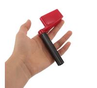 DECORNIJIA 2 Pièces Outil de Guitare Enrouleur de Cordes Ergonomique pour Ukulélé Basse Acoustique et Électrique Manivelle de Remplacement Rapide avec Têtes Noir et Rouge Accessoire de