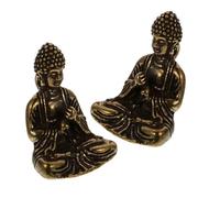 DECORNIJIA 2 pièces Pendentif Bouddha Laiton Style Chinois pour Bijoux DIY Accessoire et pour Amateurs Art et Culture