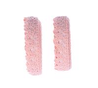 DECORNIJIA 2 pièces Ruban Adhésif Dentelle Décoratif Bande Double Face Autocollante pour Bricolage et Scrapbooking Ruban Floral Rose pour Décoration