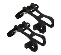 DECORNIJIA 2 Pièces Sangles de Pédales de avec Cages Orteils Nylon Fixation Antidérapante pour Mountain Bike Accessoires Polyvalents pour Cyclistes