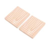 DECORNIJIA 2 pièces Socle Bois pour Poupée Argile Base et Lisse pour Modelage Séchage et Présentation Artisanale