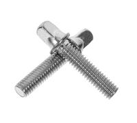 DECORNIJIA 2 Pièces Vis de Acier Inoxydable pour Tambour Vis de Tension Durables avec Rondelles Accessoire Indispensable pour Jeu de Tambour Caisse Claire et Grosse Caisse
