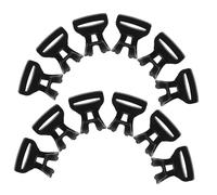 DECORNIJIA 20 Pièces Crochets pour Poteaux de Tente Résistants Clips C pour Fixation Rapide de Tentes et Abris Extérieurs Accessoires et Polyvalents pour Camping et Randonnée