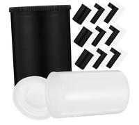 DECORNIJIA 20 pièces Film Canisters with Caps PE Empty Storage Containers for Film Small Accessories Organizer Travel and Outdoor Photography Storage