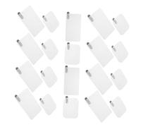 DECORNIJIA 20 Pièces Film Électrostatique pour Autocollants Transparents pour Pare Brise Adhésifs Flexibles sans Résidu Multi pour Installation Facile sur Vitres de Voiture
