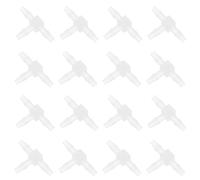 DECORNIJIA 20 Pièces Lot de 20 Raccords en T Réducteurs à Embout Cannelé 3,9 MM, Connecteurs en Plastique pour Tuyau, Adaptateurs de Tuyauterie Industriels, Compatibles Tubes Plastiques,