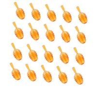 DECORNIJIA 20 Pièces Lot de Tubes Rechargeables pour à Forme Nid Abeille Bouteille Vide Plastique Réutilisable et Portable pour DIY Gloss Soins des Cadeaux et Échantillons