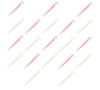 DECORNIJIA 20 pièces Outils de Démoulage Gâteau Plastique Grattoirs de Cuisson pour Démoulage Facile Ustensiles Pâtisserie Résistants Kit Blanc et Rose pour Décoration et Séparation Rapide