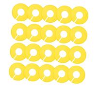 DECORNIJIA 20 Pièces Séparateurs Ronds pour Vêtements Organisateurs de Écrits Réutilisables pour Penderies et Cintres Diviseurs Robe pour et Rangement des Habits