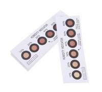 DECORNIJIA 24 pièces Carte Indicatrice Humidité Réutilisable Détection Précise de Taux Humidité pour Emballage Pcb Contrôle Couleur Bleu à Rose Outil Compact pour Stockage et Transport