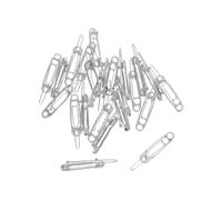 DECORNIJIA 24 Pièces Clip à cheveux d'épingle Clips de non-fossé en alliage Femmes d'épingles à cheveux en métal élégantes non folies
