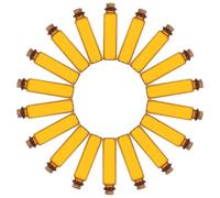 DECORNIJIA 24 pièces Petites Bouteilles Verre avec Bouchons Liège Fioles Miniatures pour Messages Bocaux à Souhaits pour DIY Projets Artistiques et Faveurs de Mariage