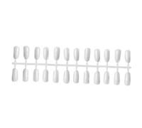 DECORNIJIA 240 pièces Nuancier Ongles Blanc Présentoir Vernis Palette Pratique pour Entrainement Nail Art Faux Ongles Couverture Complète Salon