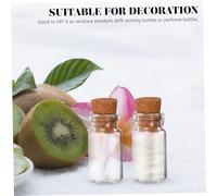 DECORNIJIA 25 pièces Mini Bocaux Verre avec Bouchons Liège Fioles Décoratives DIY pour Messages Bijoux Mariage et