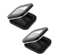 DECORNIJIA 2pièces Boîte De Maquillage Magnétique Refillable Pour Poudres Conteneur Portable Pour Ombres à Paupières Et Illuminateurs Éco-responsable Et Pratique Pour Voyage