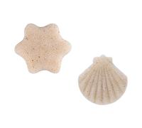 DECORNIJIA 2pièces Éponge Démaquillante Outil De Nettoyage Facial Exfoliant Éponge Bio Pour Maquillage Et Nettoyage Quotidien