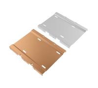 DECORNIJIA 2pièces Plateau Ssd De Support De Baie De Disque Dur Métallique Montage Arrière pour Ordinateur De Bureau