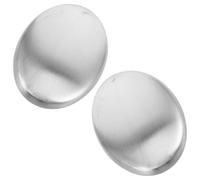 DECORNIJIA 2pièces Savons Désodorisants Acier Inoxydable Pains De Savon Pour Cuisine Ménagers Métal Métalliques Réutilisables Désodorisants Pour Maison