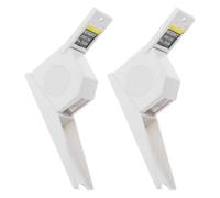 DECORNIJIA 2pièces Toise Murale Rétractable avec Ruban Métrique Amovible pour Suivi de Croissance Garçon Fille et Mesure de Adulte