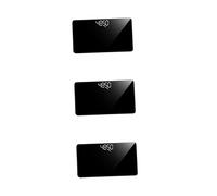 DECORNIJIA 3 Pièces Balance Numérique Compacte Rechargeable Pèse Personne Électronique Miroir Précision avec Arrêt Automatique et Design Portable pour Usage Domestique