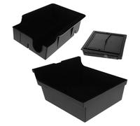DECORNIJIA 3 pièces Boîte de Rangement Cachée pour Console Centrale Voiture Compatible Model Y Organiseur Stable et Facile à Installer pour Accoudoir avec Compartiment Sécurisé