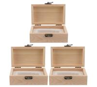 DECORNIJIA 3 Pièces Coffret Rangement Huiles Essentielles 3 Pièces en Bois Mousse Anti-Chocs, Protection Anti-Uv, Format 10 Ml, Étui de Voyage Silencieux pour Flacons D’Aromathérapie et